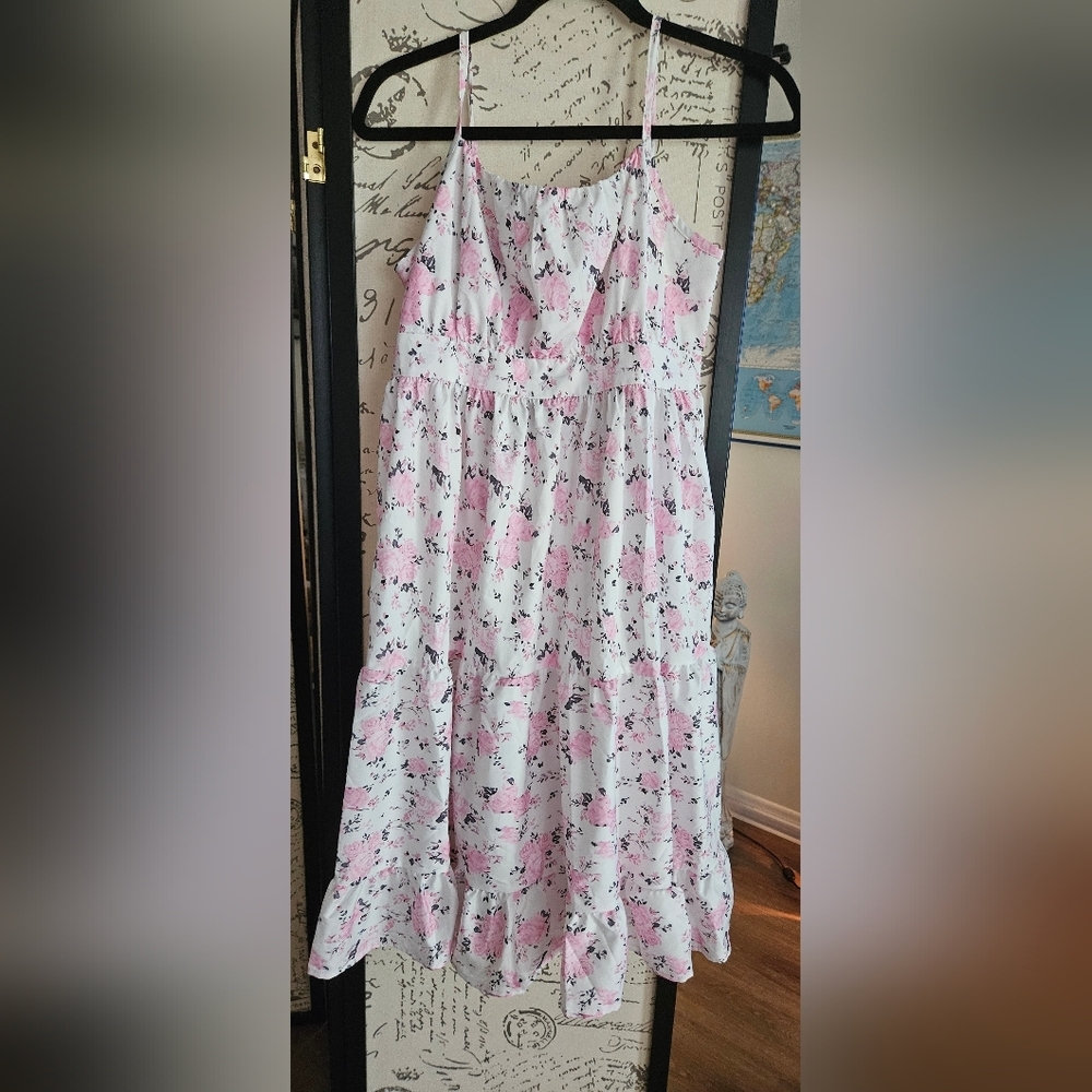 Floral Spaghetti Strap Dress